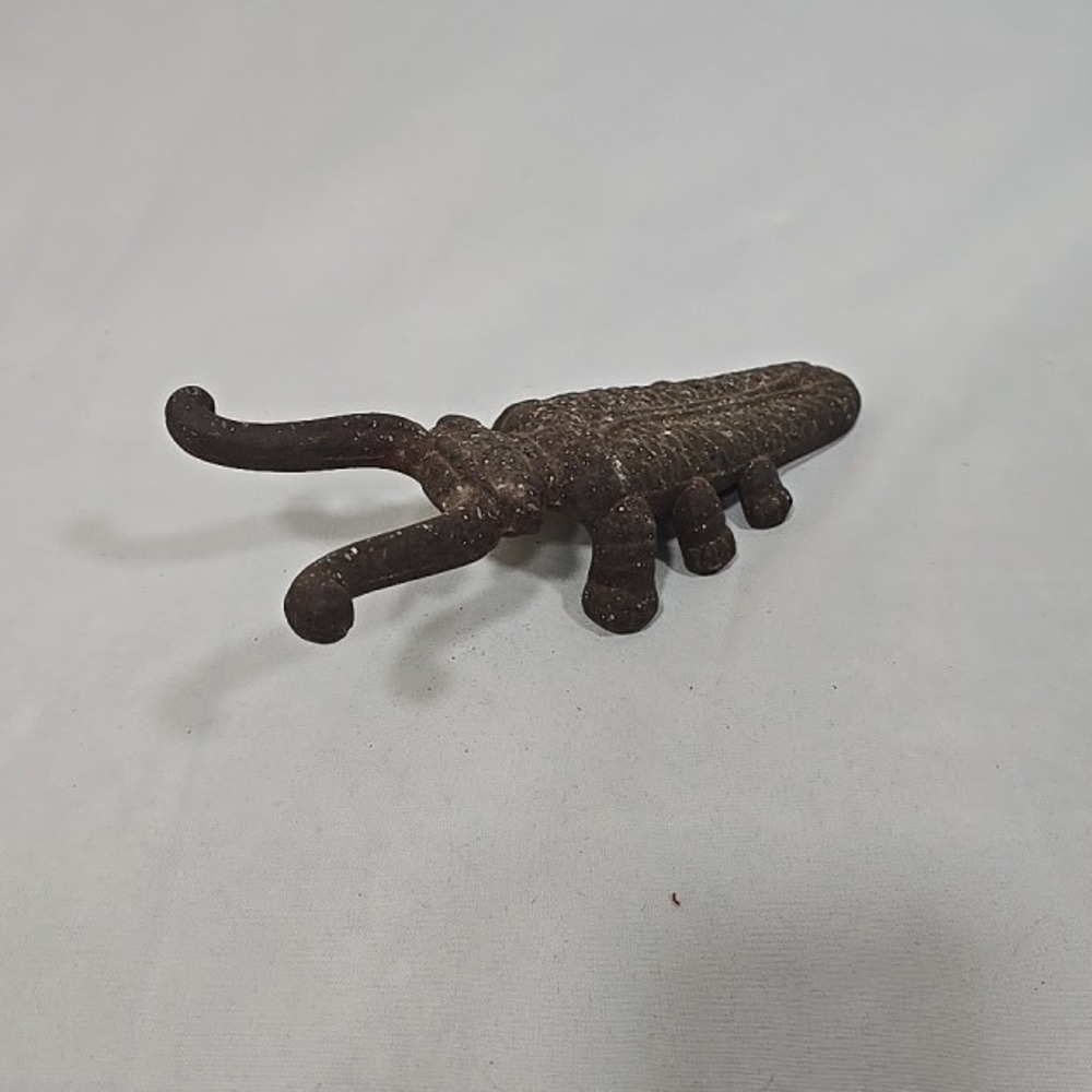 Vtg Wilton Cast Iron Boot Jack Scraper puller bug Insect caterpillar Primitive